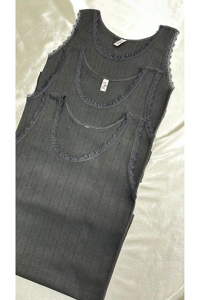 Clara Butik Women's Athlete Jacquard Thick Strap Cotton Athlete Economic Pack of 3