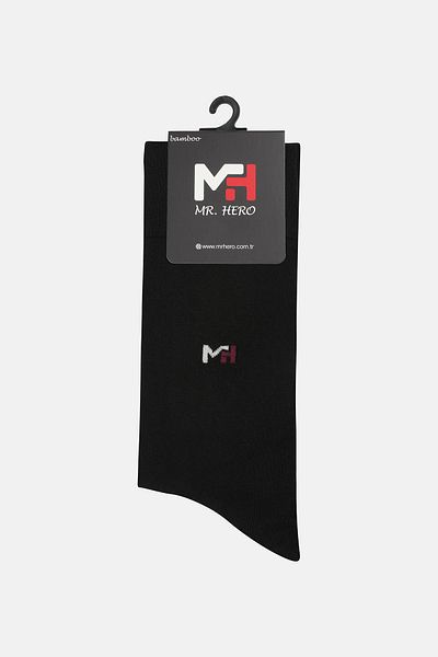 MRHERO Мъжки дълги чорапи с аромат на бамбук, обикновени, MH-1081-6