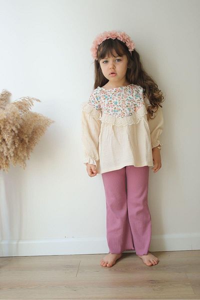 MİNİKO KİDS GIRL'S MUSLIN TROPHY TIGHTS DUAL SET