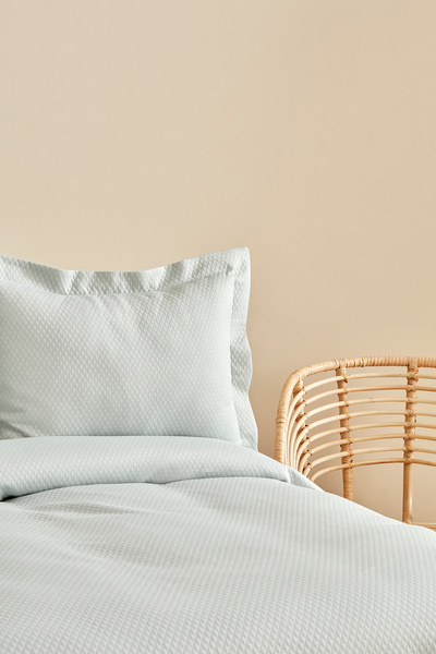 Karaca Home Renessa %100 Pamuk Çift Kişilik Yatak Örtüsü Adaçayı