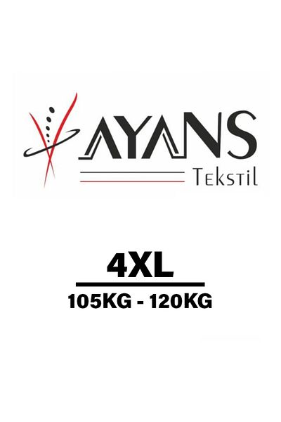 Ayans Pijama Σετ πιτζάμες με μακρυμάνικο Battal Μεγάλο Μέγεθος Δύο Κλωστές (χοντρό).