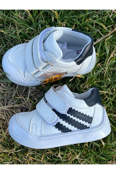 NİNO BEBE Genuine Leather Orthopedic First Step Baby Boy Shoes
