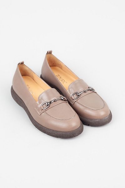 Adım Adım Women's Genuine Leather Metal Detailed Casual Shoes