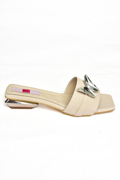 Fox Shoes S820505604 Тен Тканина Жіночі капці