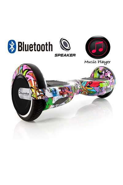 CityMate Elektrikli Kaykay Scooter Hoverboard 6.5 Inch Yaprak Grafity Desenli Ak ll D04 Fiyat Yorumlar Trendyol