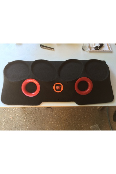 Polipar FİAT UNO uyumlu  ARKA 4 LÜ OVAL KOLONLU PANDİZOT 2 PORTLU