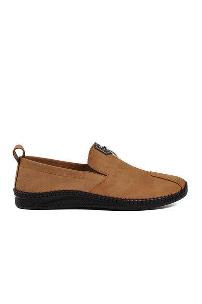 AYAKMOD Ανδρικά casual παπούτσια 308 Sand Nubuck εσωτερικά και εξωτερικά από γνήσιο δέρμα