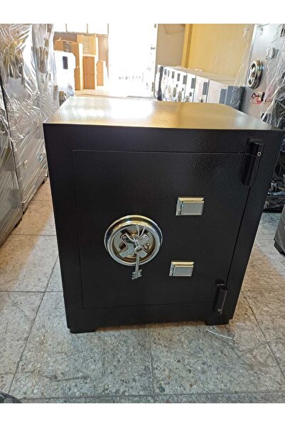 ömer faruk 65 CM DEPREME YANGINA DAYANIKLI ÇELİK PARA KASASI ANTRASİT SİYAH