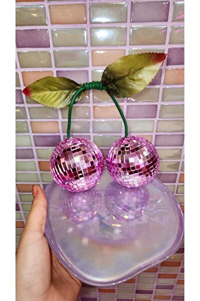 Orta Boy Disko Süs Kirazı 7 cm (M)
