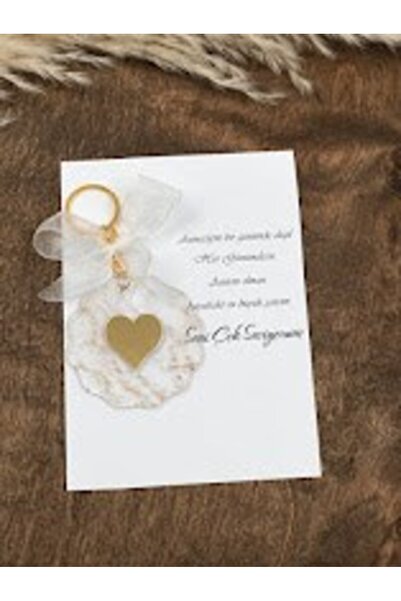 Masalsı Concept Anneler Günü Hediyesi KartLı kelebek Anahtarlık 15 Adet Jelat...