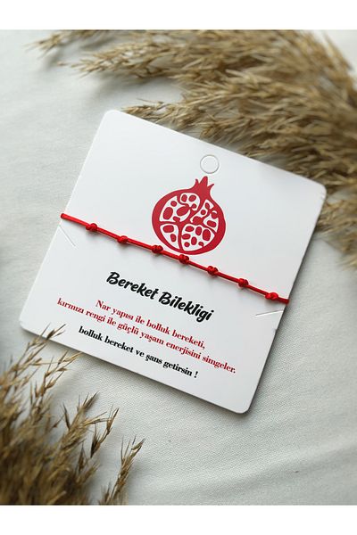 Atölye Merdiven 7 Knot Pomegranate Grain Blessings Bracelet
