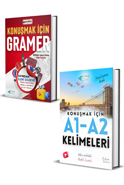Erkan Önler Yayınları Ingilizceye Yeni Başlıyorum Seti (VİDEO DERSLER 2 KİTAP)