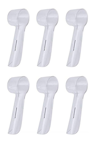 Oral-b Uyumlu Şarjlı Diş Fırçası Ve Elektrikli Diş Fırçası Başlıkları Için Koruma Kapağı 6 Adet