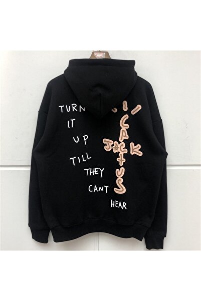 Trendiz Highest Oversize φούτερ Hoodie Black