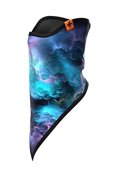 Maskara Baskılı Üçgen Maske Snowboard, Kayak, Motosiklet, Bisiklet Polarlı Ka...