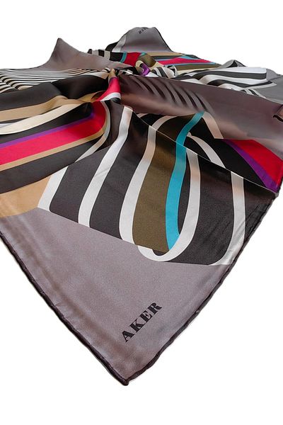 Aker SILK SILK CREPE SATIN SCARF 2024 SUMMER SEASON8805701-371