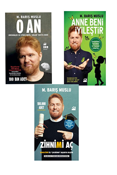 Doğan Kitap O An, Anne Beni İyileştir ve Zihnimi Aç 3 Kitap Set (M. Barış Muslu)
