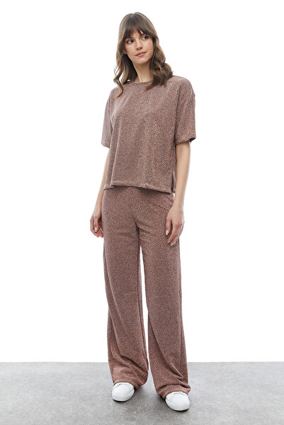 PAULMARK Parlak Kumaşlı Pantolon