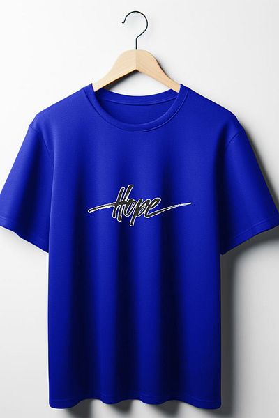 Vordevia Tricou oversize cu decolteu rotund cu imprimeu text Hope