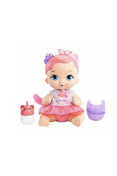My Garden Baby Yavru Kedi Bebeğimin Bakım Zamanı - Pembe Saçlı Bebek Hhl21