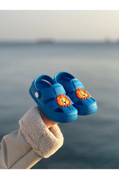 Bold Boutique Детски сандали чехли с фигурки на животни с ортопедични неплъзгащи се подметки