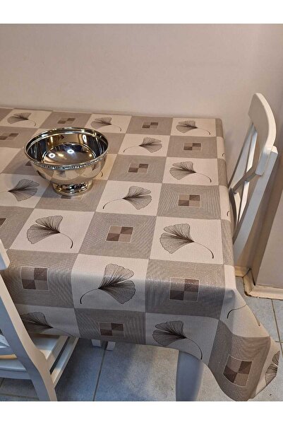Başak Ev Tekstili Linen Textured GlitterPVCTable Cloth