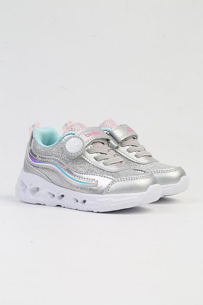 Benetton ® Imported Gray Lighted Children's Sneakers - BNI-10131