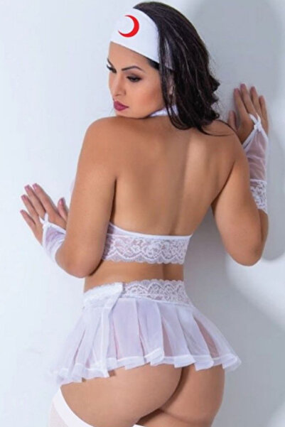 For Dreams Women's Fancy White Nurse Costume - 8479