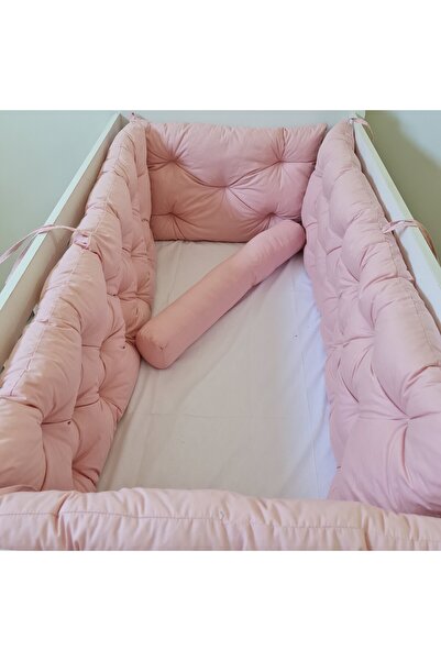 babynestdunyasi حماية جانبية للسرير في اتجاهين مقاس 70 × 130 - ارتفاع 45 سم