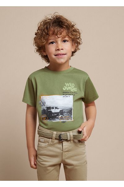 MAYORAL Boy's T-shirt-Green