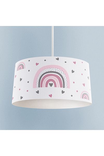 MEKTA HOME Baby and Children's Room Chandelier with Rainbow and Hopscotch Pattern
