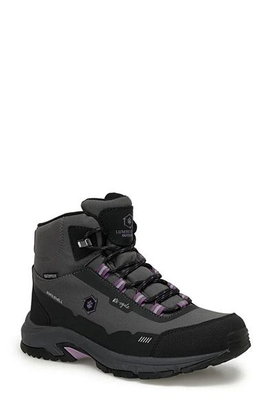 lumberjack ECO WMN HI 3PR Γυναικείες μπότες εξωτερικού χώρου με κορδόνια ΓΚΡΙ