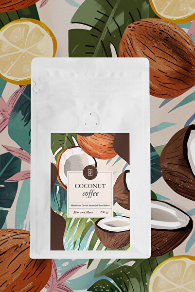 Mim and More Coconut Coffee - Hindistan Cevizi Aromalı Kahve Filtre Kahve, 200 gr