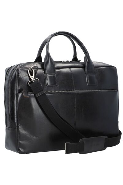 Plevier Flint Aktentasche Leder 44 cm Laptopfach