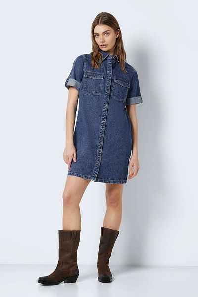 Noisy May NMNEW SIGNE S/S DENIM ŠATY WG002MB NOOS