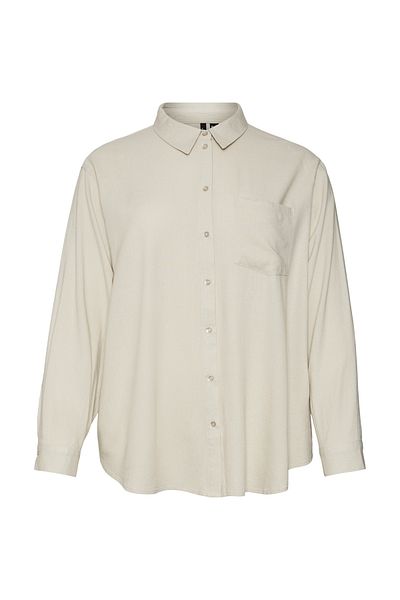 Veromoda Curve VMCMYMILO LS SHIRT WVN GA NOOS CUR