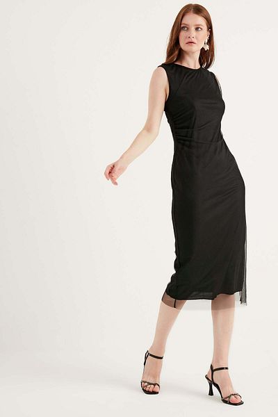 Herita Ärmelloses Midikleid