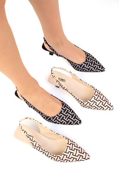 SOHO Black Women's Classic Heeled Shoes 19078