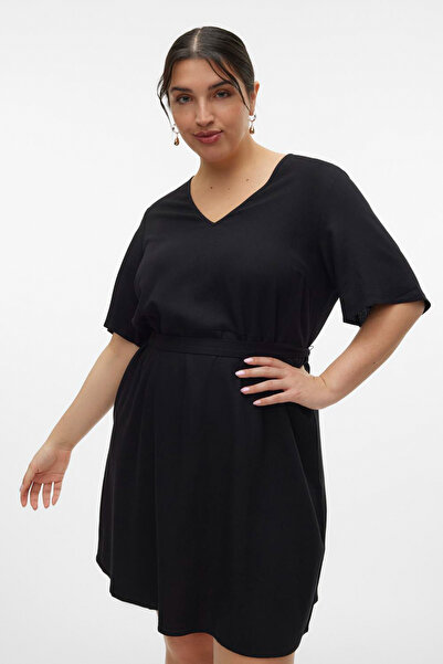 Veromoda Curve VMCMYMILO 2/4 KRÁTKÉ ŠATY WVN GA CUR