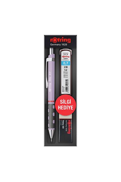 Rotring Tikky Rd Versatil 0.7 Pencil Set - Lilac School Material