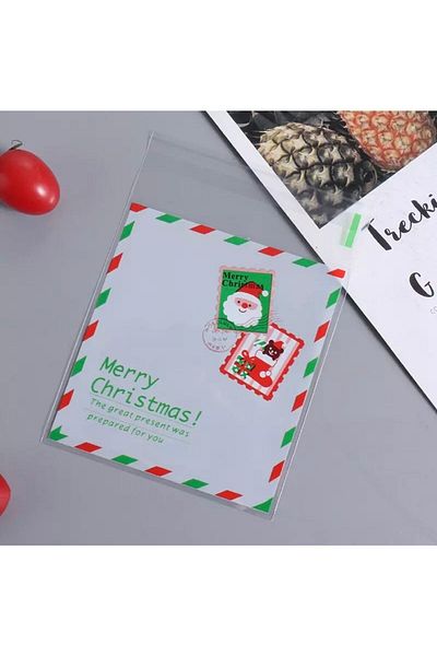 OZN TUHAFİYE Ταινία Διαφανής Μοτίβο Τσάντα Opp 10x10 cm 95 Τεμάχια