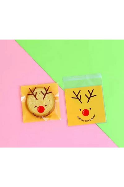 OZN TUHAFİYE Ταινία Διαφανής Μοτίβο Τσάντα Opp 10x10 cm 95 Τεμάχια
