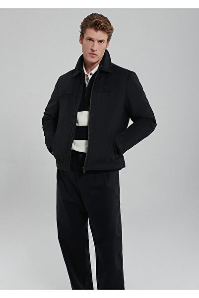Mavi Siyah Suni Süet Ceket Slim Fit / Dar Kesim 0110300-900