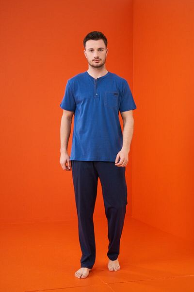 Pjs Pijama Σετ ανδρικό σορτς πιτζάμες 3 τεμαχίων
