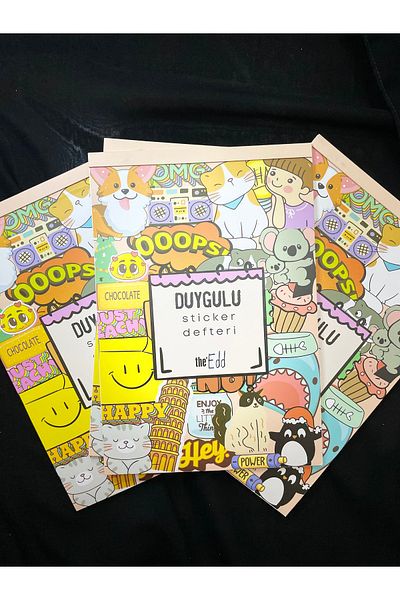 Duygulu Tasarımlar The Feeling Sticker Book
