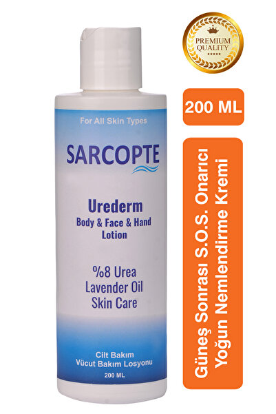 Sarcopte Urederm Güneş Sonrası S.O.S. Onarıcı Yoğun Nemlendirici Krem - 200 ml