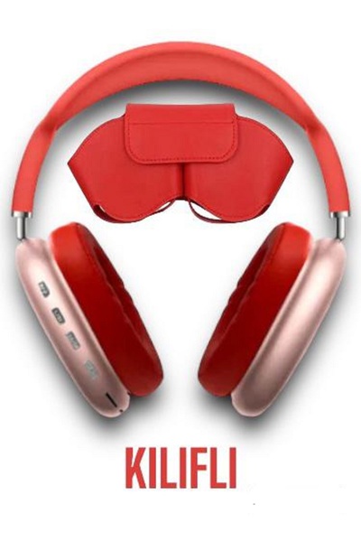 Mmctech P9 Air Pro Max Kablosuz 5.0 Bluetooth Kulaklık  Üst Baş Yapısı Süngerli Ve Kılıflı