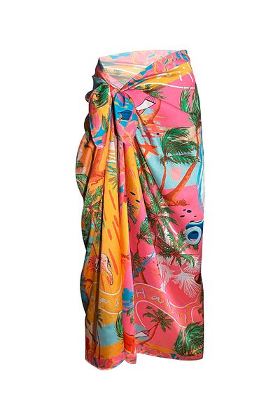 Bolder Elena Surf Sunny Σατέν Παρεό - 145*100
