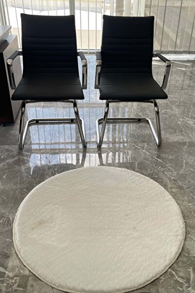 tropikal home White Post Plush Cutting Carpet - Runner, Non-Slip Base and Washable Fluffy