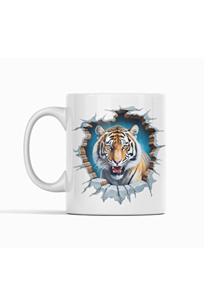 Nino Store 🐯   Tiger Animal Our Friends Animal Themed Printed Gift Mug Cup 🐯